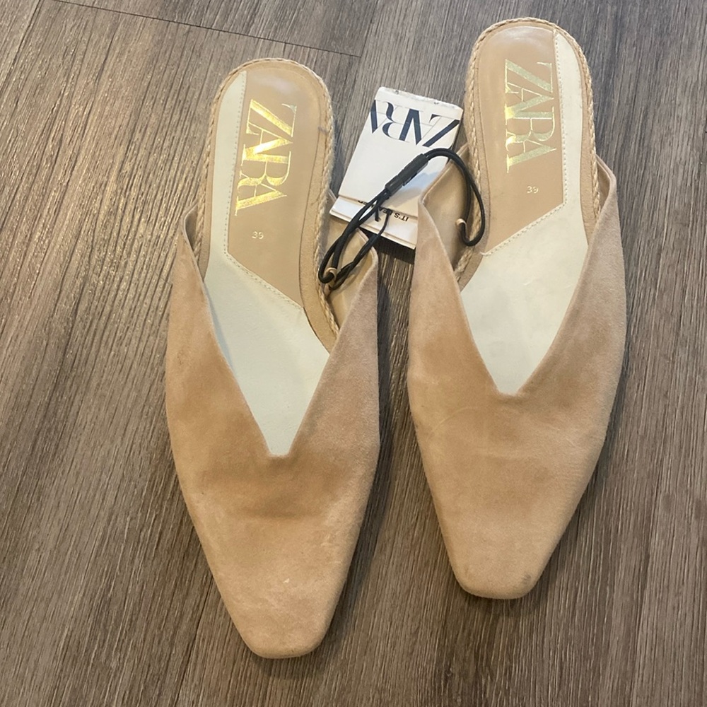 Zara Suede Mule